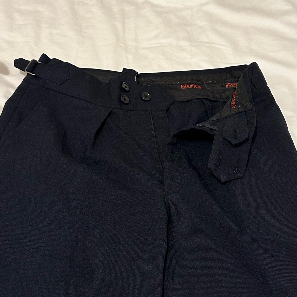 Navy trousers